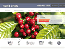 Tablet Screenshot of futureceuticals.com